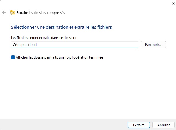 choisir extraire tout